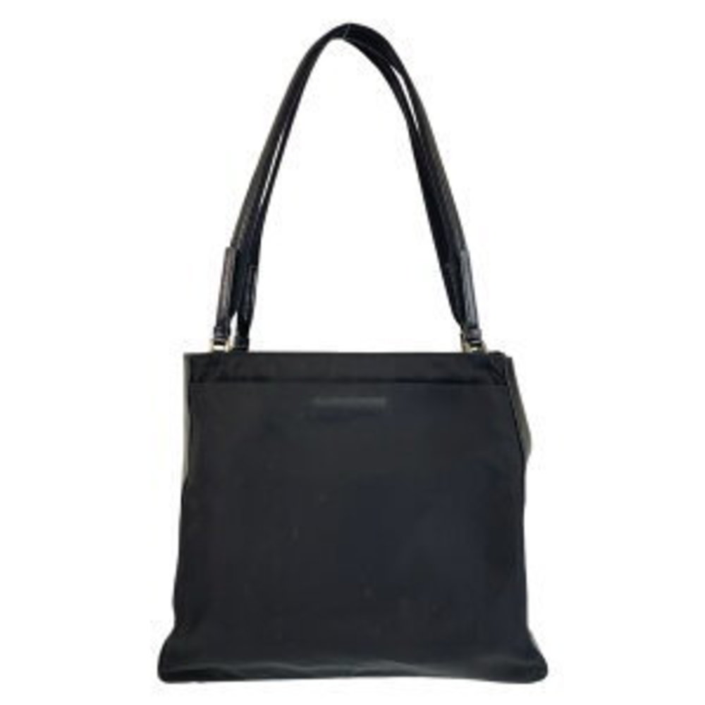 Prada Black Tote Triangular Tessuto Shoulder Nylo… - image 2